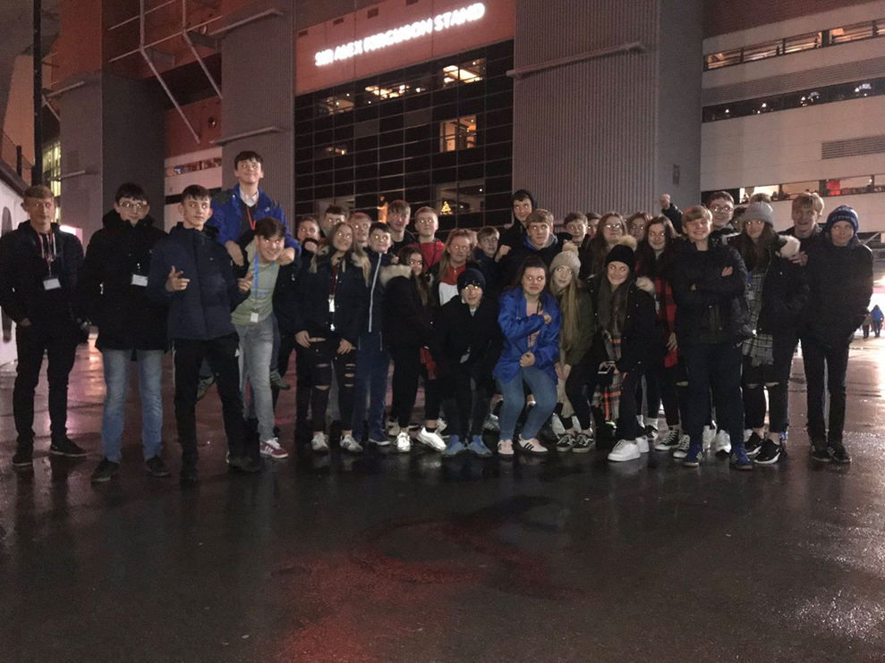Old Trafford Trip scores success with GCSE/BTEC students