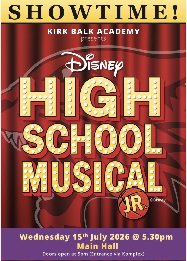 High School Musical flyer